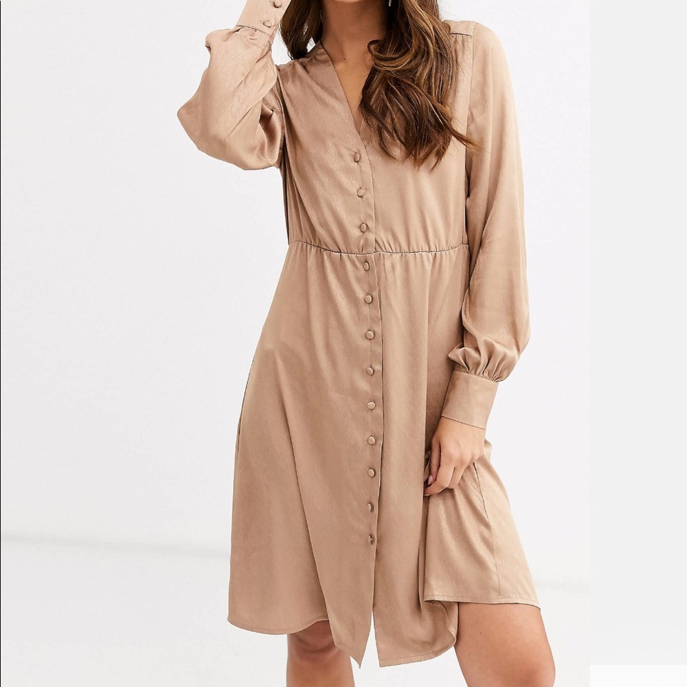 asos satin dress
